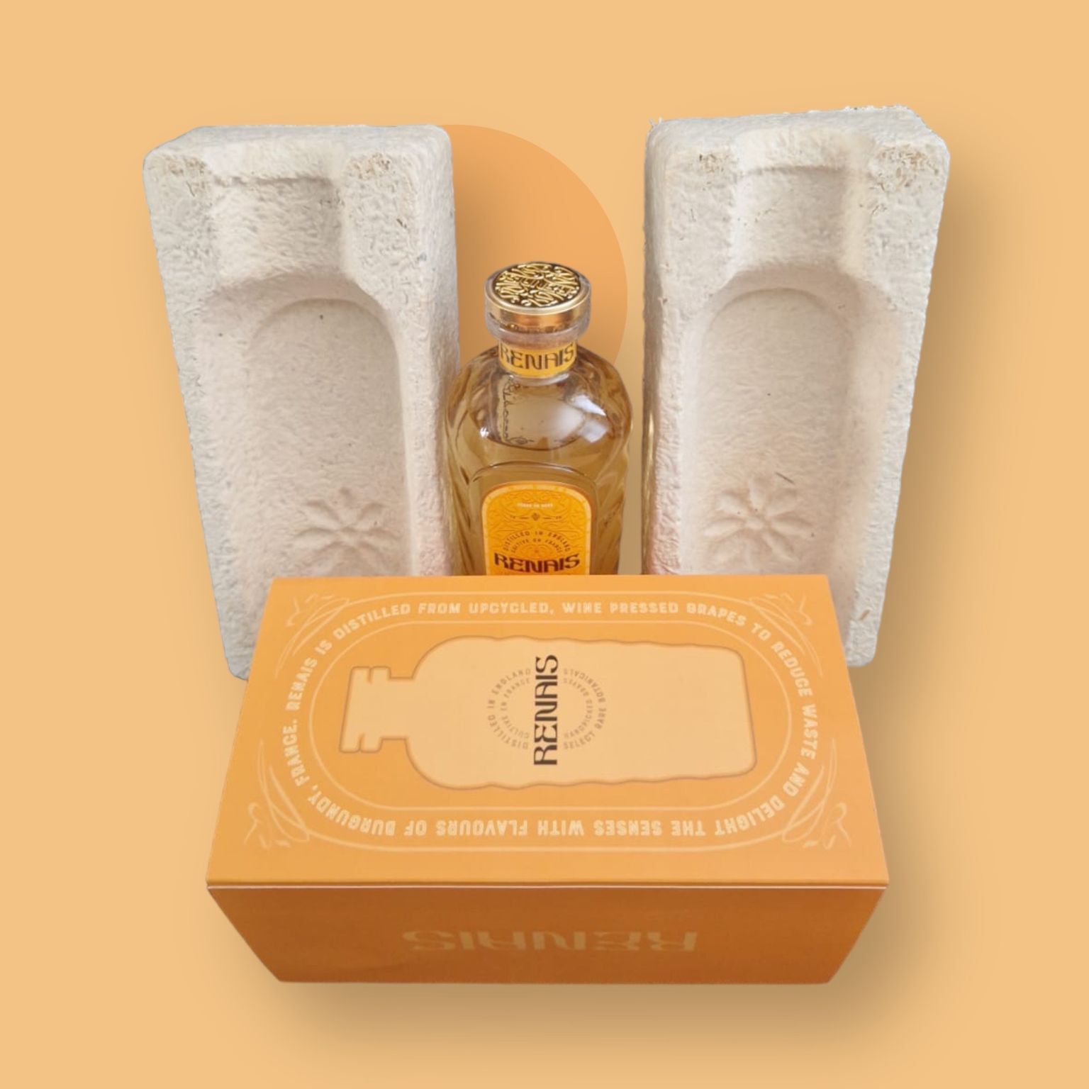 Renais Gin Mushroom Sustainable Packaging