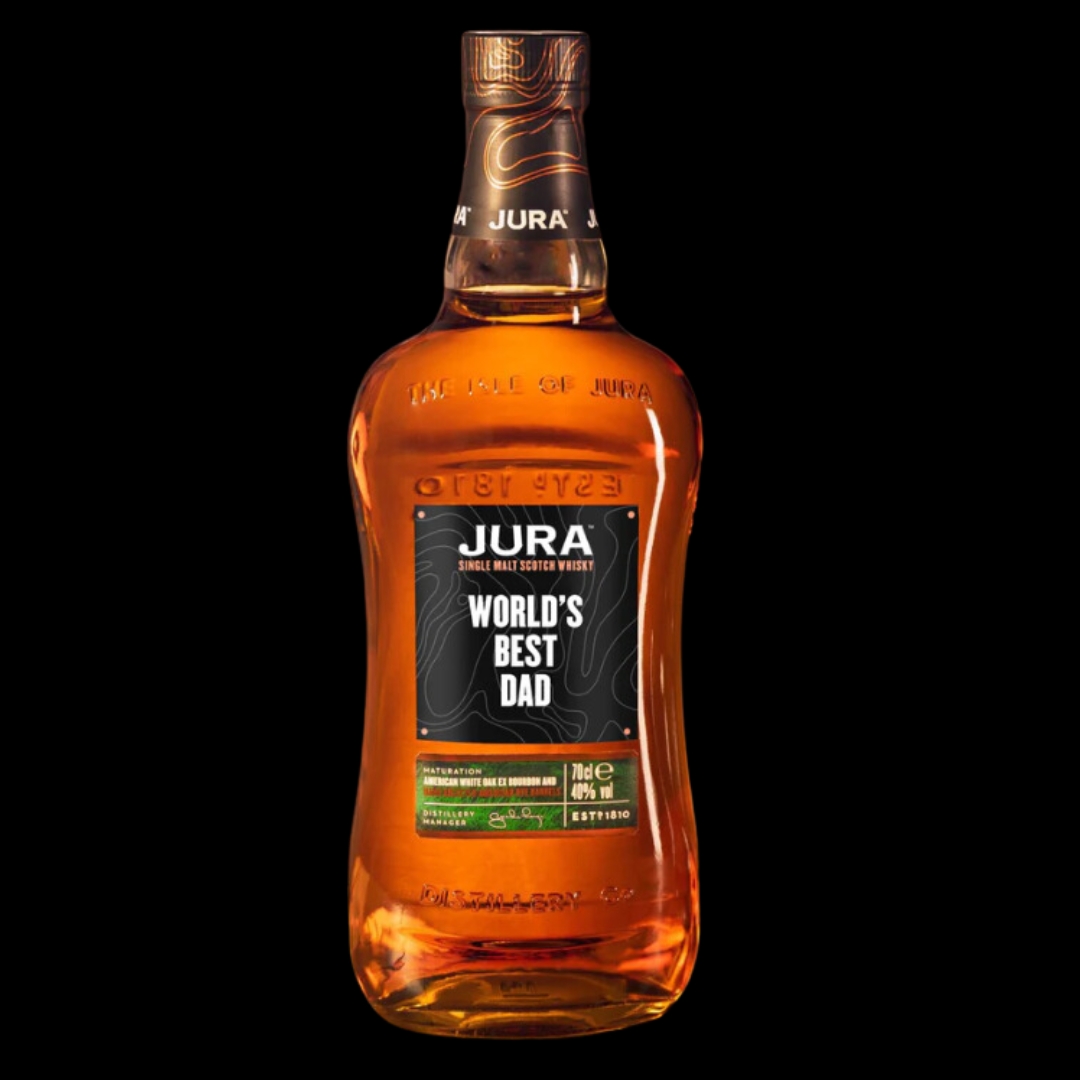 Personalised bottle of Jura Whisky