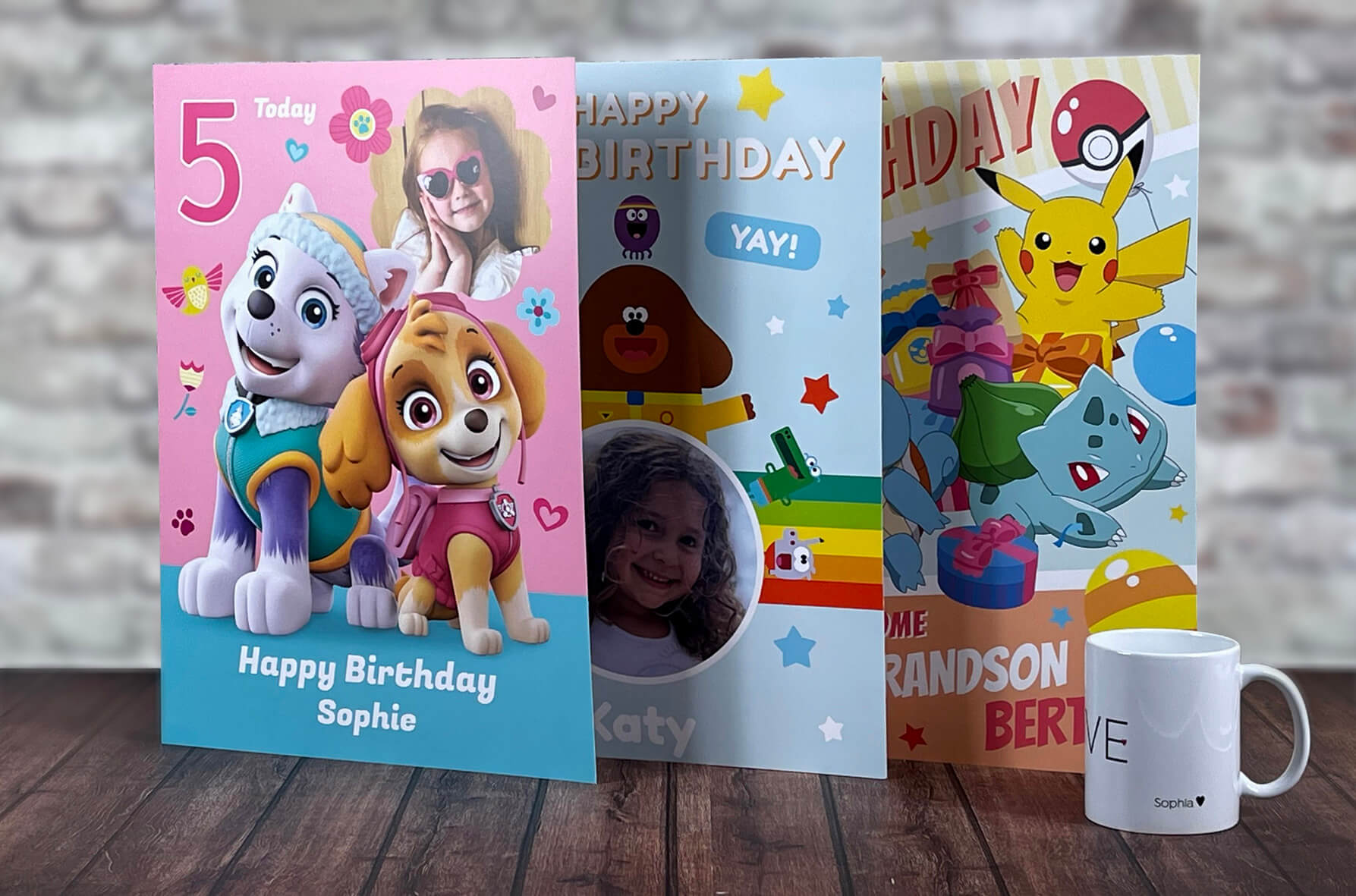Personalised birthday cards